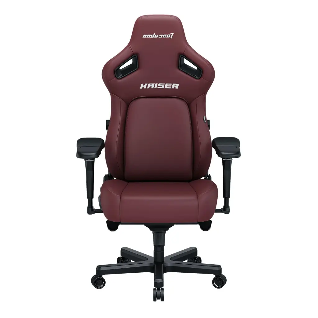 AndaSeat Kaiser 4 Large Gaming Chair, Premium PVC Leather - Maroon