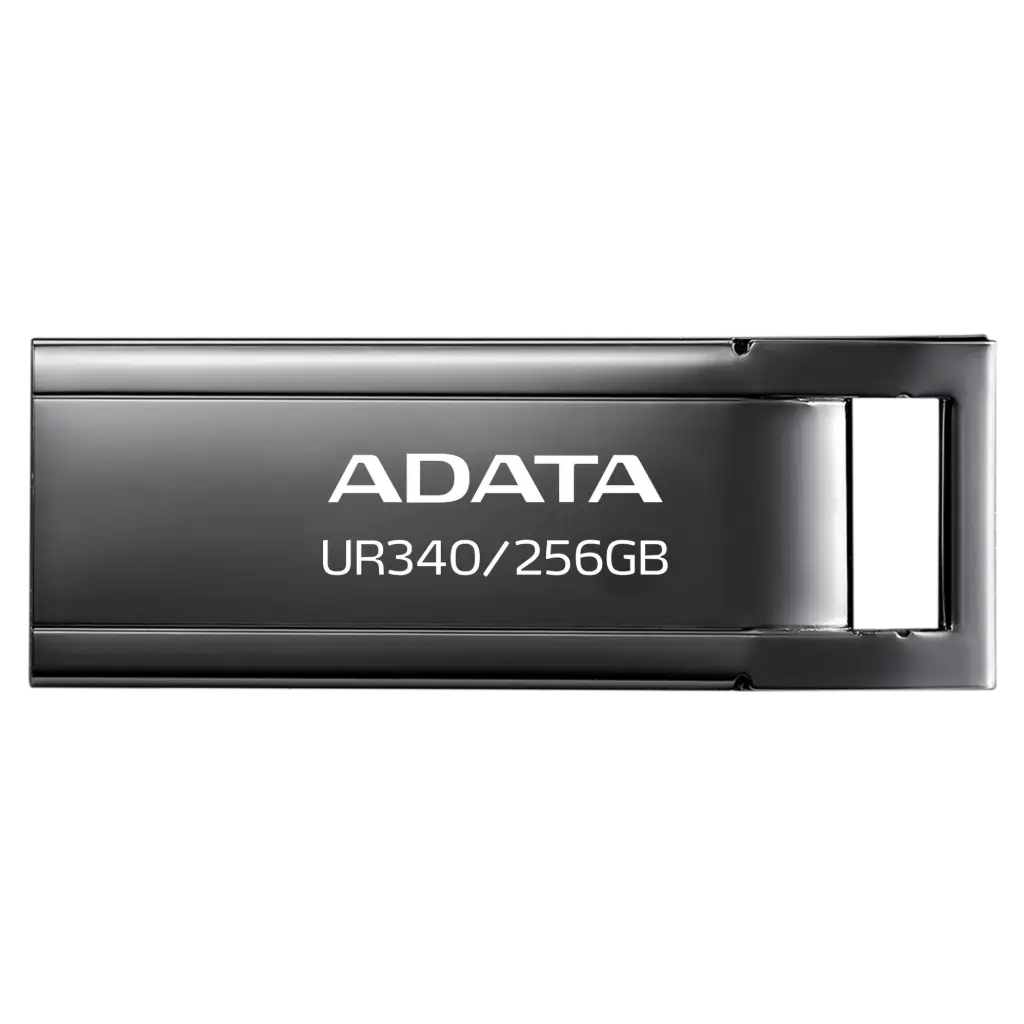 ADATA UR340 256GB USB 3.2 Gen 1 Metal Flash Drive - Black