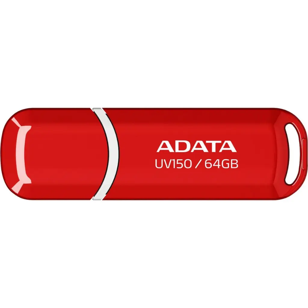 ADATA UV150 64GB USB 3.2 Gen 1 Flash Drive - Red