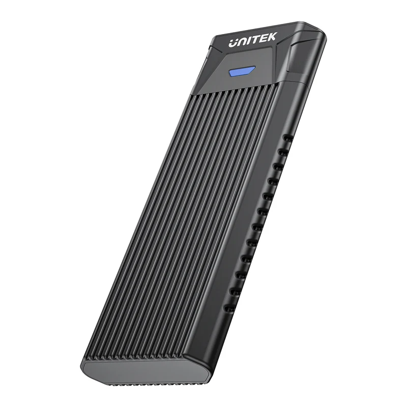UNITEK SolidForce S1203ABK USB-C 10Gbps Tool-Free M.2 NVMe SSD Enclosure - Black