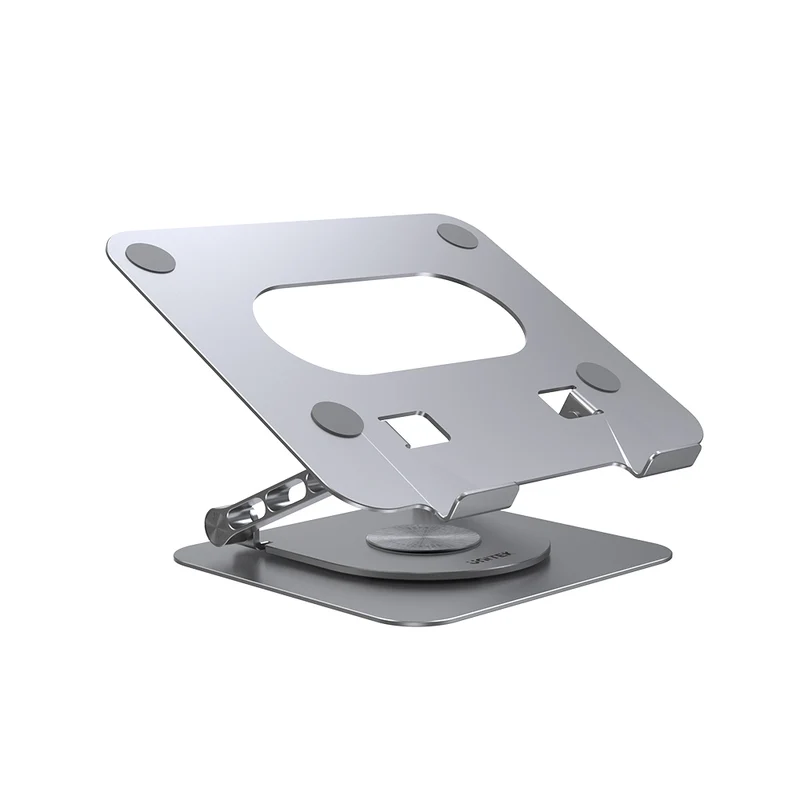 UNITEK OT180SL01 Adjustable 360° Rotating Laptop Stand for 10–16-inch Laptops - Silver