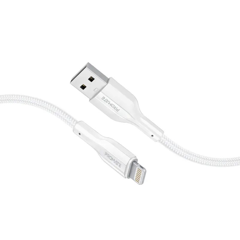 بروميت XCord-Ai200 كابل يو إس بي-إيه إلى لايتنينج 2 متر - أبيض