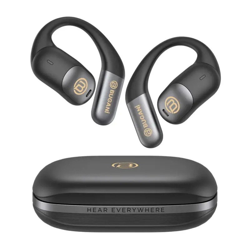 BUGANi Free B15 Lamborghini Limited Edition Open-Ear TWS Earbuds - Black 