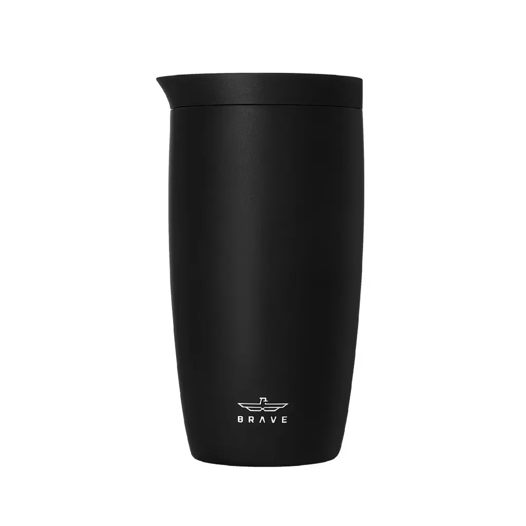 Brave Tempguard Travel Mug Go Cup With Push Button Lid 06 - Black BT-06BK