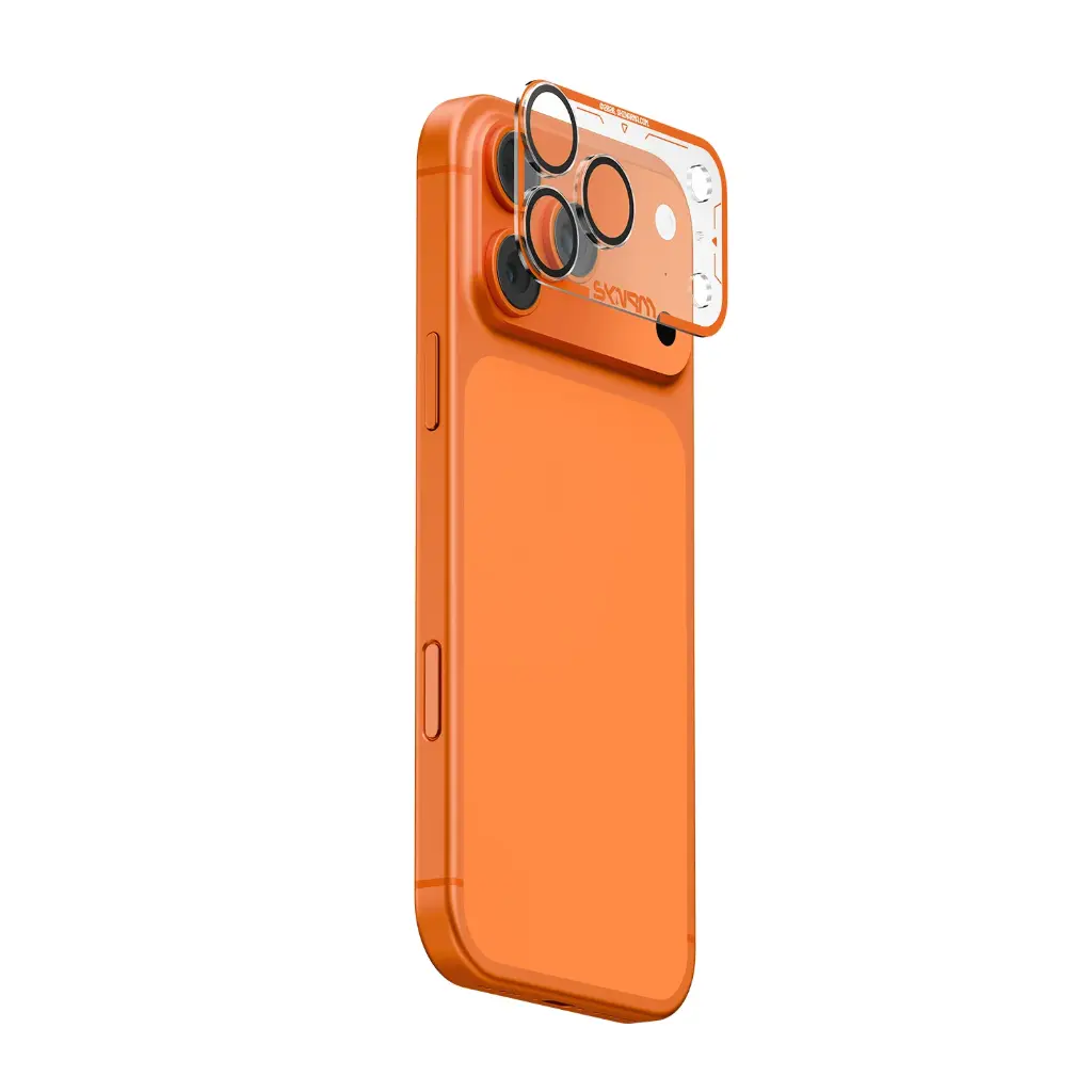 Skinarma iPhone 17 Pro Full Matte Camera Lens - Orange