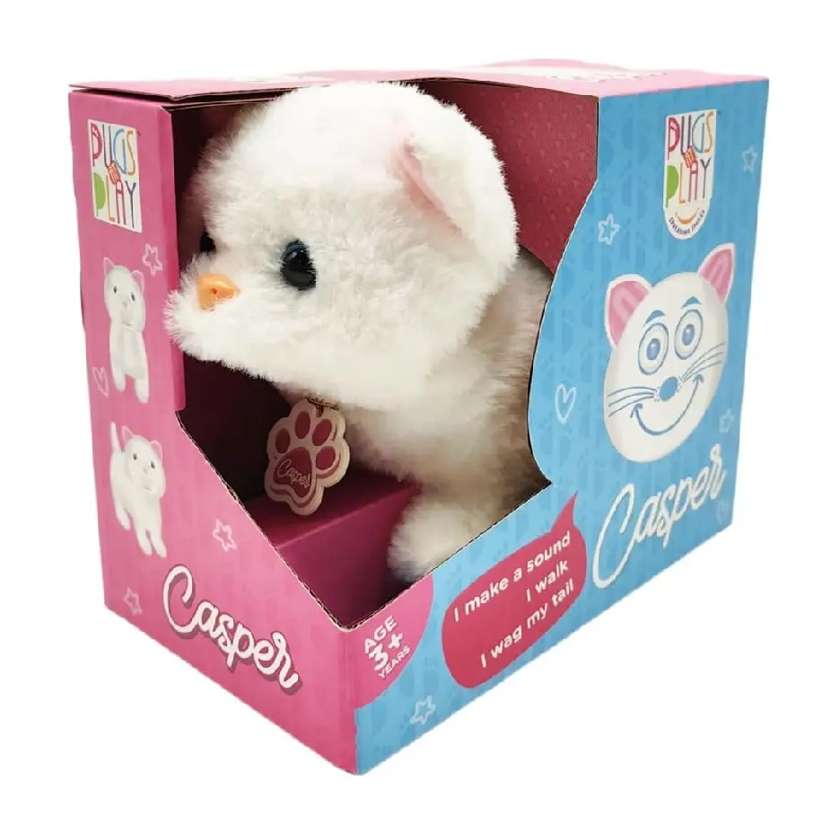 Pugs at Play Walking Casper 6.5-Inch