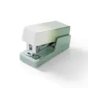 Deli NS083A NuSign Mini Stapler & Staples Set - Green