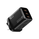 بروميت Quantum-100 شاحن GaN USB-C بقوة 100 واط مع 3 منافذ USB-C - أسود قابس بريطاني