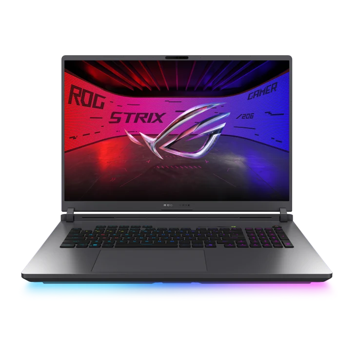 لابتوب ألعاب أسوس ROG Strix G18 G815LM-S8090 18 بوصة FHD+ 144Hz - إنتل كور ألترا 9 275HX، 32GB RAM، 1TB SSD، إنفيديا جي فورس RTX 5060 8GB، ويندوز 11