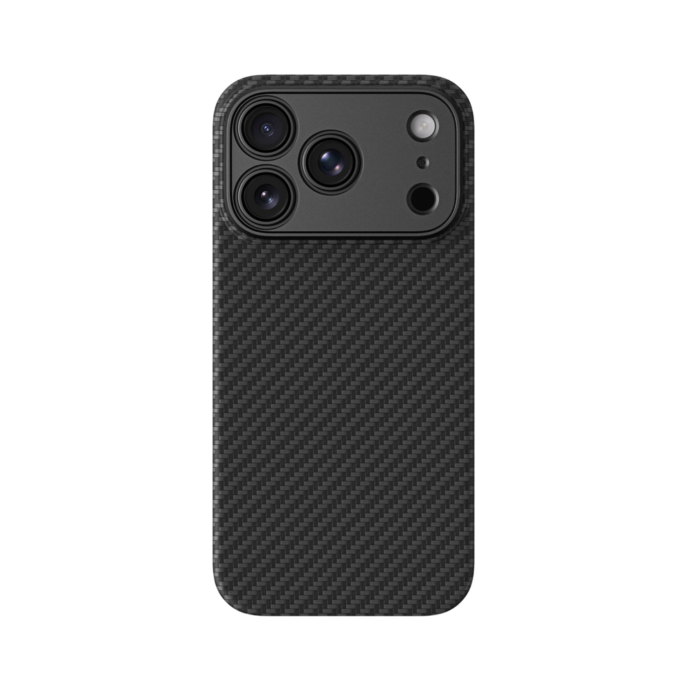 أمايزينج ثينج حافظة Titan Max بتغطية كاملة من الكيفلار و MagSafe مع حامل عدسة لجهاز iPhone 18 Pro Max - أسود