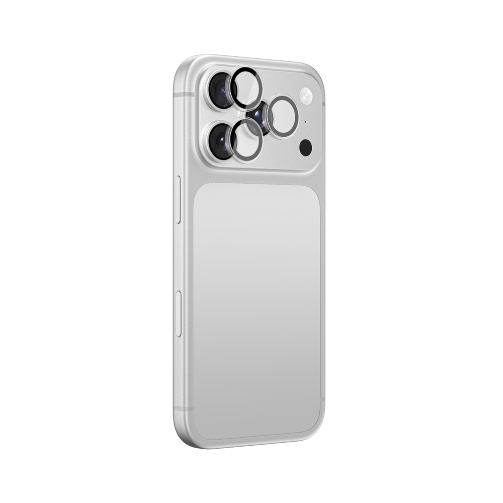 أمايزينج ثينج واقي عدسة كاميرا زجاجي Sapphire AR Clarity Pro ثلاثي الأبعاد لجهاز iPhone 18 Pro / Pro Max - شفاف - حماية من السقوط حتى 0.9 متر بإطار غير لامع 2.0