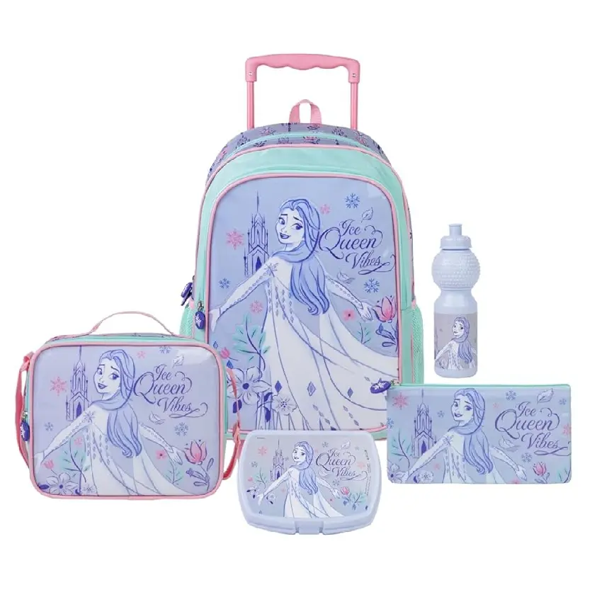 Disney Frozen Ice Queen Vibes 5 In 1 Trolley Set 18" - Bts265In1T01-18
