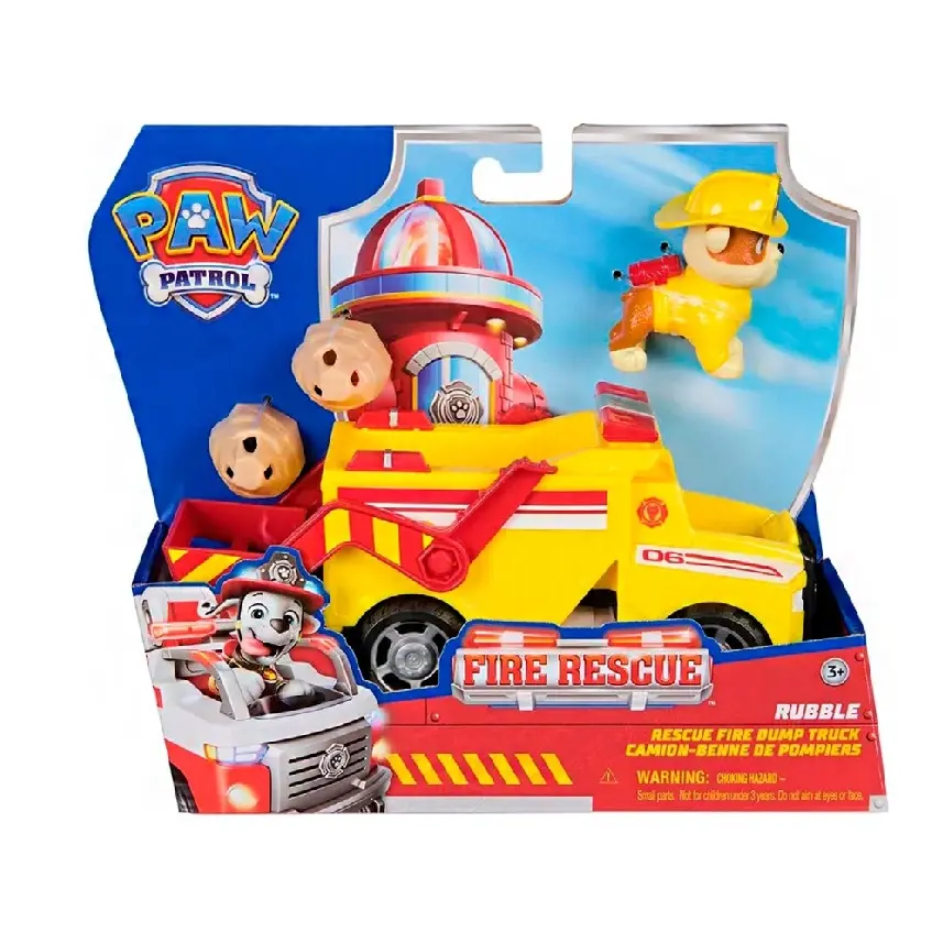 Spin Master (PAW Patrol) Fire Rescue Large Vehicle Ast B Zuma-Rocky-Ruble
