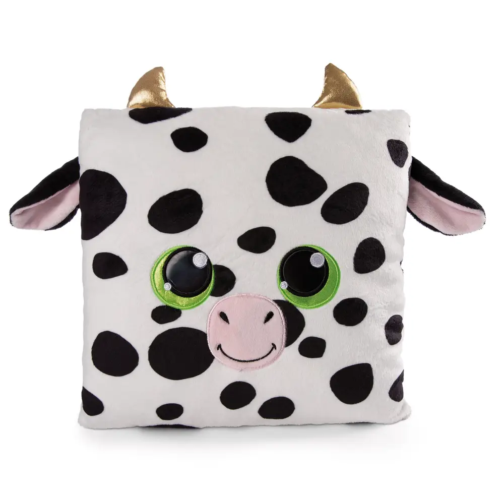 NICI Cushion Figural Cow Moolon 30X30cm