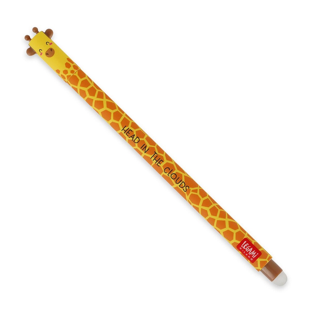 ليغامي قلم حبر جل قابل للمسح بحبر أسود - Erasable Pen - زرافة EPBLA0019
