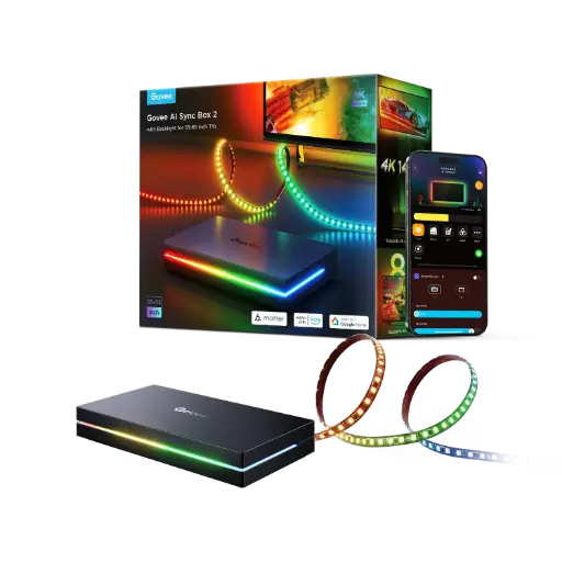 [DNA0000874] Govee AI Sync Box HDMI 2.1 with strip light for 55-65"TV MAX