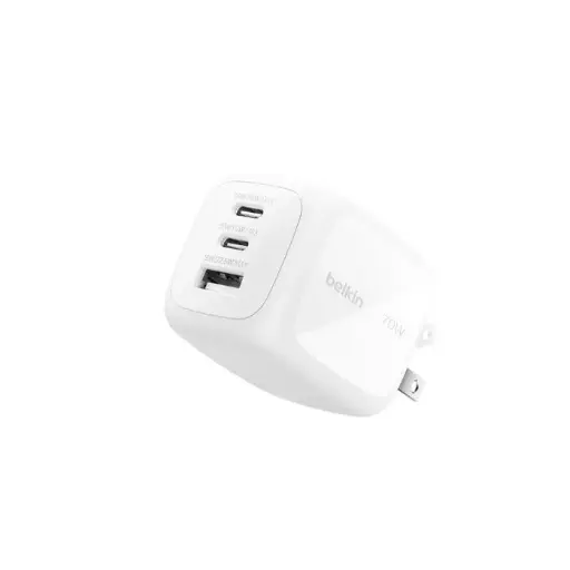 [DNA0003278] Belkin 70W 3-Port Wall Charger (US Plug + UK & EU Plug)