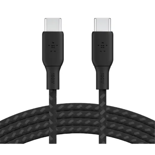 [DNA0003338] كابل مضفر بلكين USB-C 2.0 بقدرة 100 واط طول 2 متر