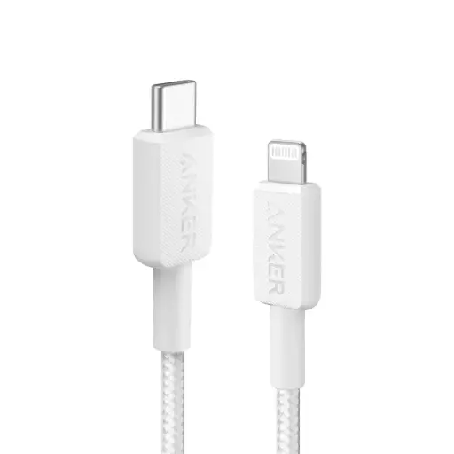 [DNA0004410] كابل أنكر 322 USB-C إلى Lightning مضفر بطول 3 أقدام