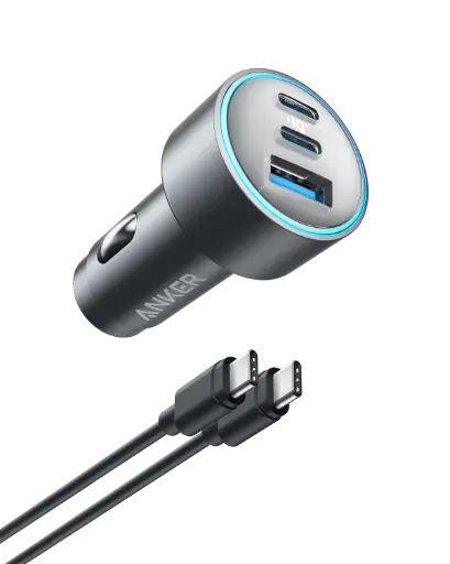 [DNA0004448] شاحن سيارة أنكر 335 بقدرة 67 واط مع كابل USB-C إلى USB-C بطول 3 أقدام