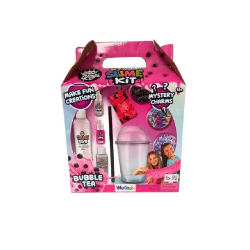 [DNA0006633] WeCool مجموعة صنع سلايم شاي الفقاعات DIY ILY
