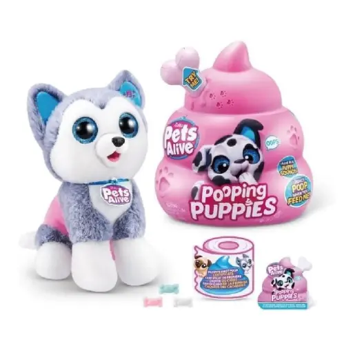 [DNA0006709] Zuru Pets Alive Pooping Puppies Interactive Plush
