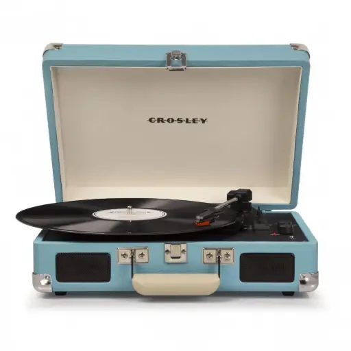 [DNA0007788] مشغّل أسطوانات Crosley Cruiser Deluxe Bluetooth تركواز