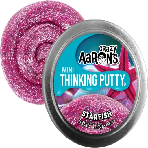 [DNA0007822] Crazy Aaron Mini Starfish Thinking Putty Tin