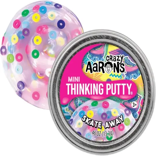 [DNA0007828] Crazy Aaron Mini Skate Away Thinking Putty Tin