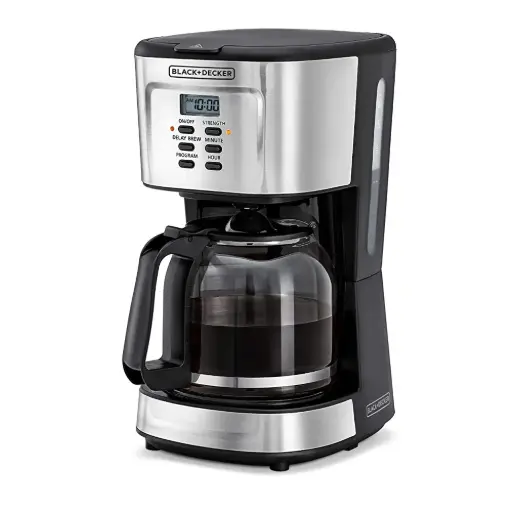 [DNA0007895] Black & Decker 12 cup coffee maker 900W black/silver 