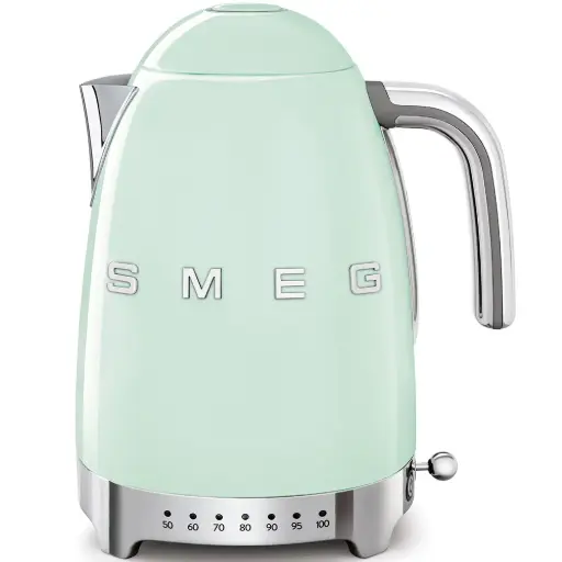 [DNA0009842] Smeg 50's Style Variable TemperatureElectric Kettle 1.7 Litre - Pastel Green