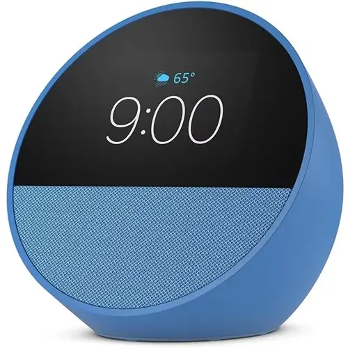 [DNA0010007] منبه ذكي Amazon Echo Spot مع صوت قوي وAlexa