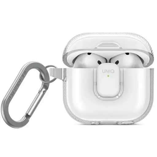 [DNA0011502] UNIQ GLASE PRO AIRPODS 4TH GEN LOCK CASE - GLOSSY CLEAR (GLOSSY CLEAR)