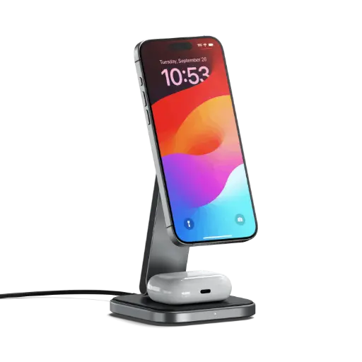 [DNA0013056] Satechi 2 In 1 Foldable Qi2 Wireless Charging Stand