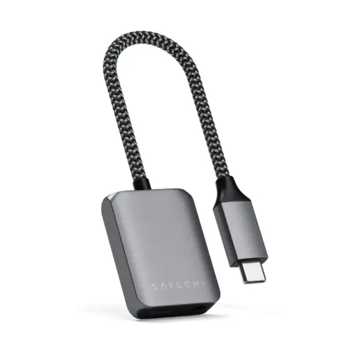 [DNA0013061] محوّل Satechi من USB-C إلى صوت 3.5 مم مع دعم الشحن السريع PD