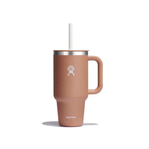 [DNA0014365] Hydroflask Travel Tumbler Sandy With Straw 950Ml