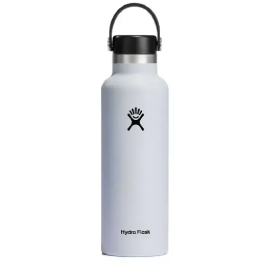 [DNA0014389] Hydroflask White – زجاجة حرارية بفوهة قياسية (620 مل)