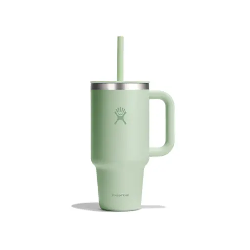 [DNA0014412] Hydroflask Travel Tumbler Aloe With Straw 950Ml