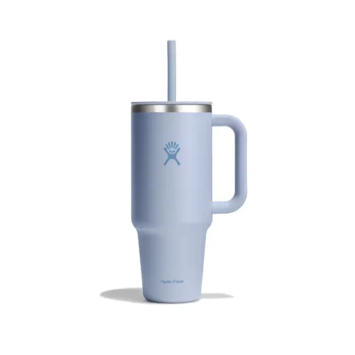 [DNA0014420] Hydroflask Travel Tumbler مع شفاط – لون سيرف – سعة 1.2 لتر
