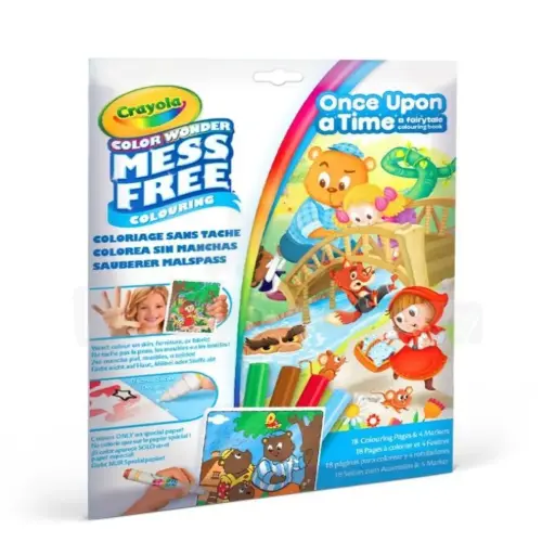 [DNA0014810] Crayola - Color Wonder Set Once Upon A Time Foldalope 4 Markers