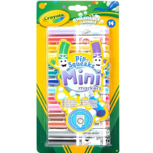 [DNA0014848] Crayola – 14 قلم تلوين صغير قابل للغسل