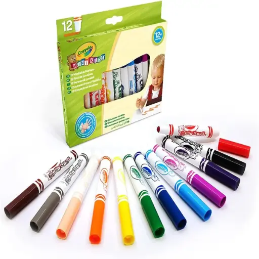 [DNA0014870] Crayola - 12 Mk Washable Markers