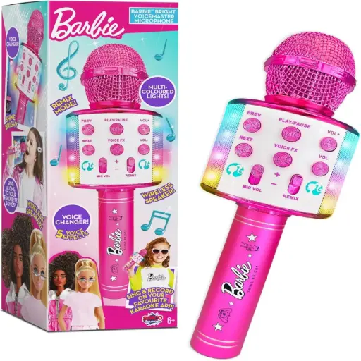 [DNA0014950] Sinco Creations -  BARBIE BRIGHT VOICE MASTER MICROPHONE PK12