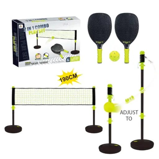 [DNA0014974] Aojie Sport - 2 In 1 Combo Set (Pickle Ball & Swing Ball Set)