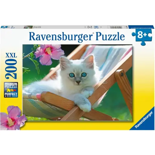 [DNA0015212] Ravensburger White Cat 200 Pieces