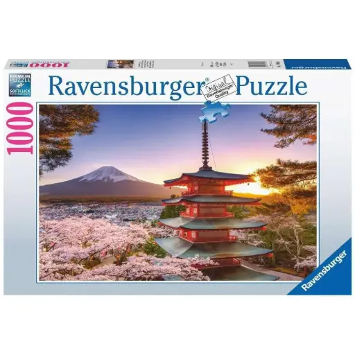 [DNA0015272] Ravensburger إطلالة جبل فوجي مع أزهار الكرز 1000 قطعة