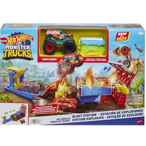 [DNA0015430] Hot Wheels Monster Trucks Blast Station Playset