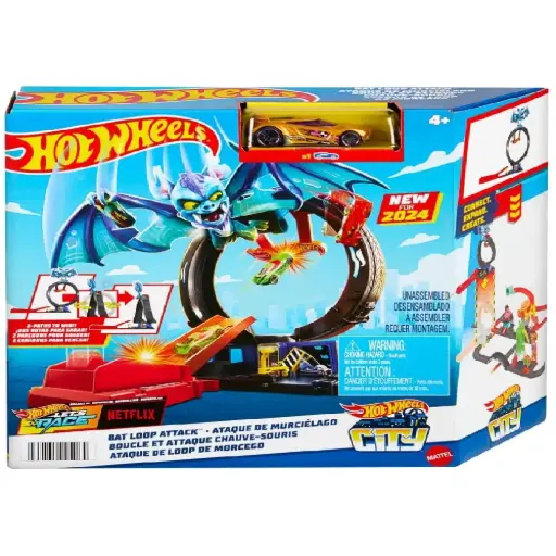 [DNA0015444] Hot Wheels City Bat Loop Attack