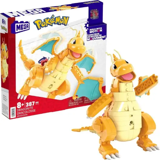 [DNA0015486] Mega Bloks Pokemon Adventure Builder Atom Block Dragonite