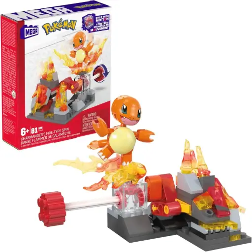 [DNA0015492] Mega Bloks Pokemon Adventure Builder Charmanders Fire Attack